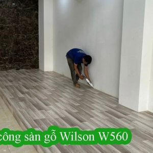 thi cong san go Wilson W560 1