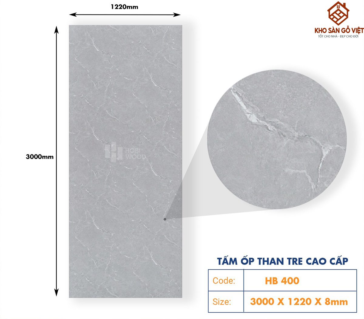Dự án ốp tường bằng tấm ốp than tre Hobi | chị Linh