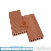 San go nhua ngoai troi Hobi Wood van 3D Maple Leaf Red