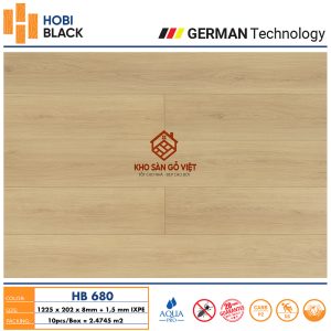 san go Hobi Black cot den 8mm HB680 1