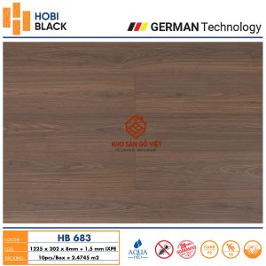 san go Hobi Black cot den 8mm HB683 1