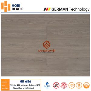 san go Hobi Black cot den 8mm HB686 1