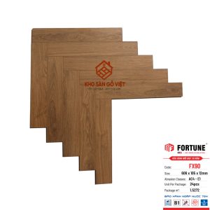 Sàn gỗ Fortune xương cá 12mm FX90
