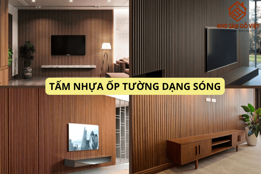 Tấm nhựa ốp tường dạng sóng