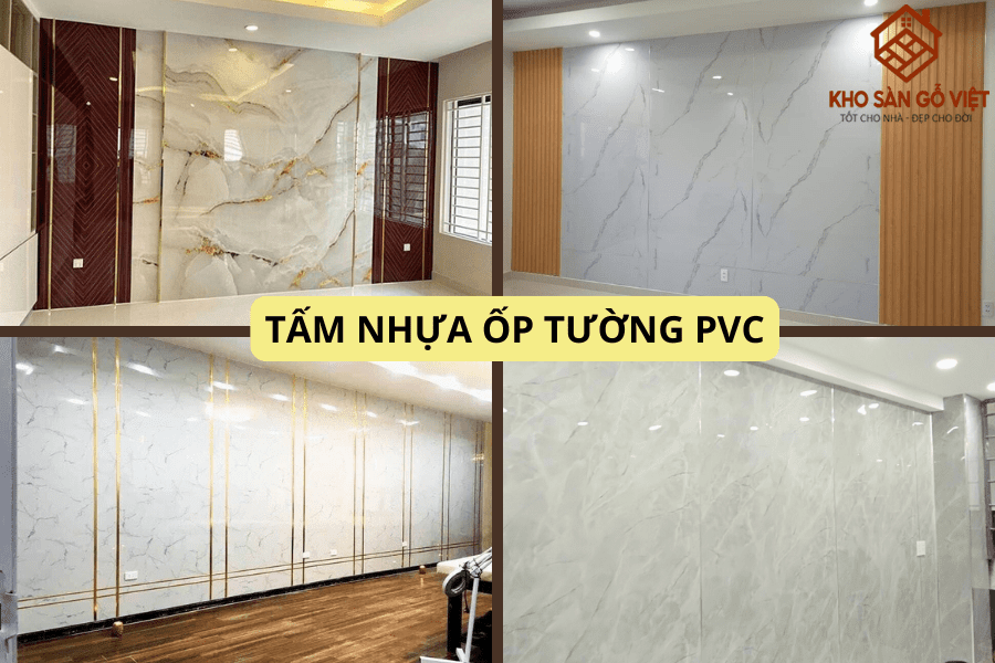 Tấm nhựa ốp tường PVC (Polyvinyl Chloride)