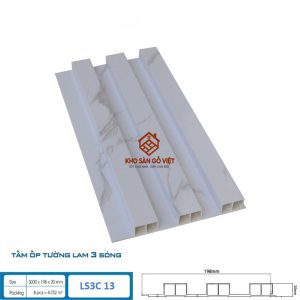 Tấm ốp lam 3 sóng cao Hobi Wood LS3C 13