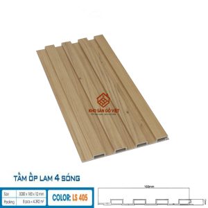Tấm ốp lam 4 sóng Hobi Wood LS405