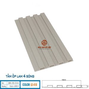 Tấm ốp lam 4 sóng Hobi Wood LS410