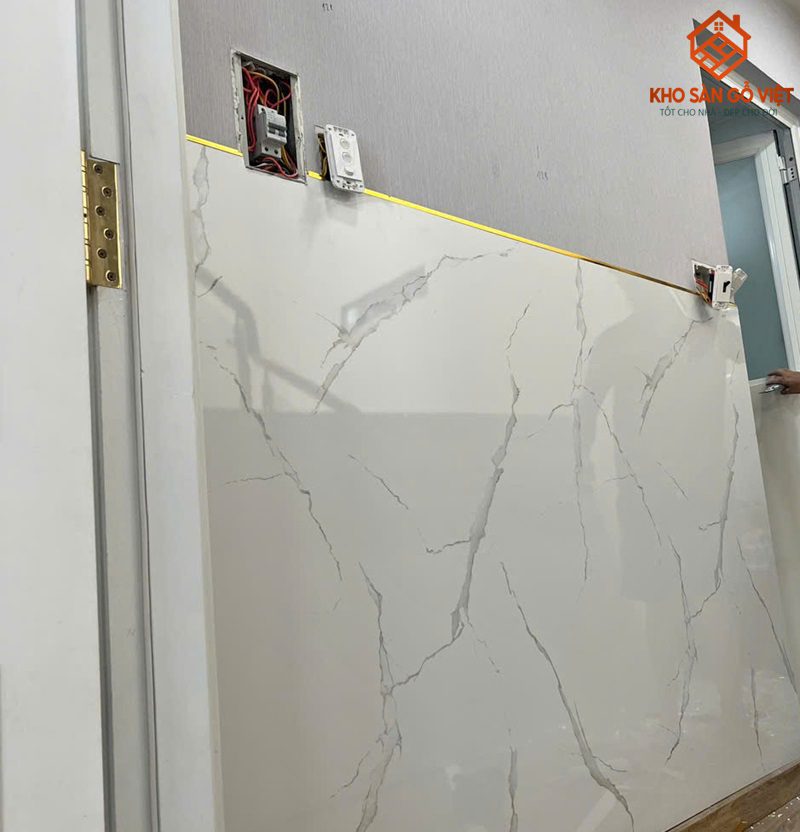 Công trình 50m2 tấm ốp PVC Hobi | chú Tuấn