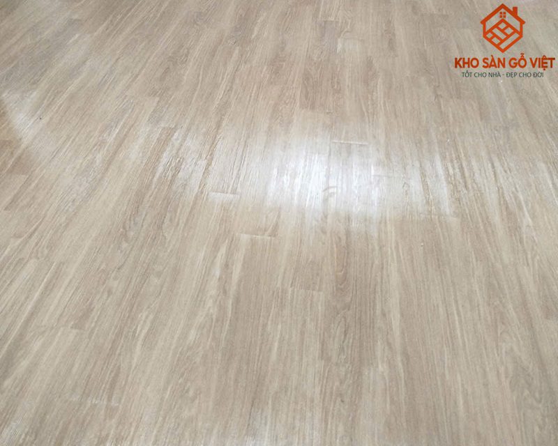 Công trình 89m2 sàn nhựa dán keo Glotex | chị Hằng