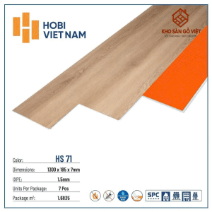 Sàn Nhựa Hobi Viet Nam 7mm (+1.5mm ixpe) HS 71