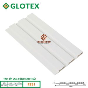 Tấm ốp lam sóng nội thất Glotex FS31