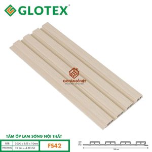 Tấm ốp lam sóng nội thất Glotex FS42