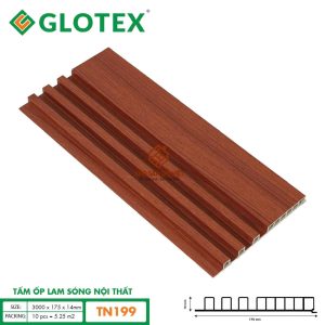 Tấm ốp lam sóng nội thất Glotex TN199
