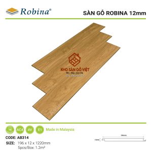 Sàn Gỗ Robina 12mm AB314