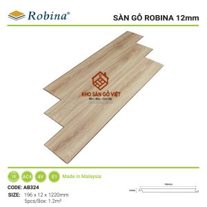 Sàn Gỗ Robina 12mm AB324